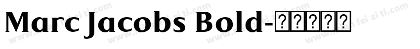 Marc Jacobs Bold字体转换